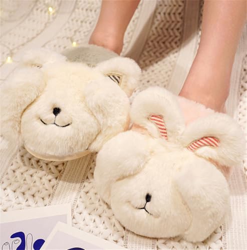 Epsion Bunny Slippers for Women Fuzzy Cute Animal Memory Foam House Rabbit Slippers Indoor Outdoor3