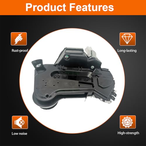 Image of Door Lock Actuator Compatible with Camry Highlander Corolla Sienna IS250 IS300 IS350 Driver Side Front Left 6-Pin 6904002440