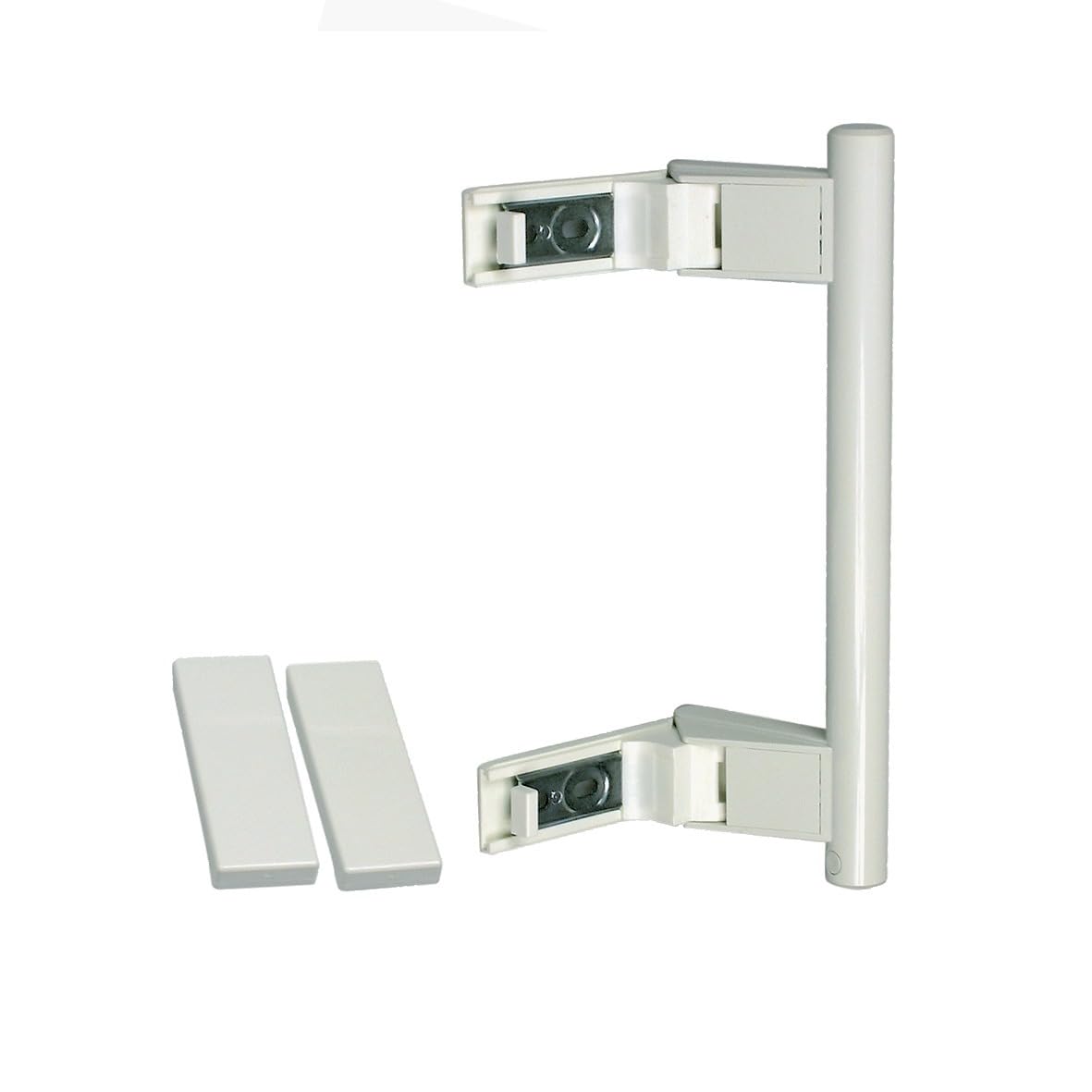 Poignée de porte d'origine 7430668 + 2 plaques de recouvrement 7426362 pour réfrigérateur Liebherr