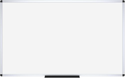 Miniatura 2 de VIZ-PRO - Pizarra de borrado en seco de melamina marco de aluminio plateado