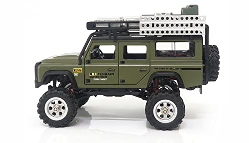 Amewi D90X28 Metall Scale Brushed 1:28 RC Modellauto Elektro Crawler Allradantrieb (4WD) RTR 2,4GHz