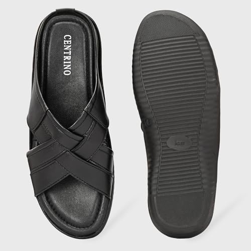 Image of Centrino Sandal for Men | Grip Insole for Stability | Modern Look with Straps | Comfortable Footwear (9772)