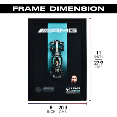 Image of CodersParadise 3D F1 Racing Wall Art Frame - W15 Inspired Black & Silver Open Wheel Formula Model Display - Motorsport Decor for Bedroom Office Garage Man Cave - Racing Gift for Car Enthusiasts & Collector