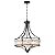 3WWWUEE Modern Chrome Cystal Chandelier, 20 Inch Large Ceiling Pendant Light Fixture with 50'' Adjustable Hanging Chain, 5-Light Farmhouse Chandelier for Dining Room, Living Room, Bedroom, Entryway