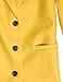 Amazon Essentials Women's Oversized Plush Button-Front Coat, Yellow, Small