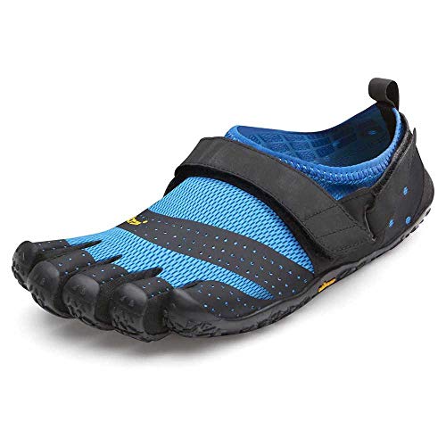 Vibram Fivefingers V-Aqua, Scarpe da Scogli Uomo, Blu (Blue/Black Blue/Black), 41 EU