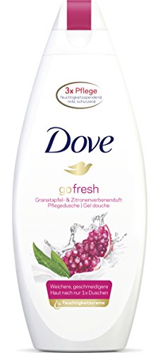 Dove Cuidado ducha Go Fresh Granada y de limón verbenen Aroma, gel de ducha, 6 pack (6 x 250 ml)