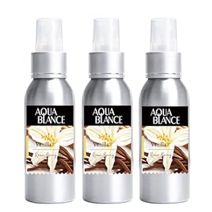 Fragrant Room Spray, Vanilla, 3 x 3.4 fl oz, Air Fresheners Odor Eliminator for Home, Bathroom, Concentrated Room Spray