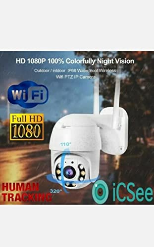 TELECAMERA ESTERNA ICSEE CAM PTZ WIFI CAMERA WIRELESS ESTERNO SMART SPEED ZOOM