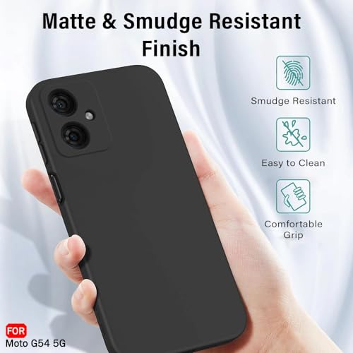 Image of Back Cover case for Motorola Moto G64 5G / Motorola Moto G54 5G- Premium Matte Finish with Camera Protection