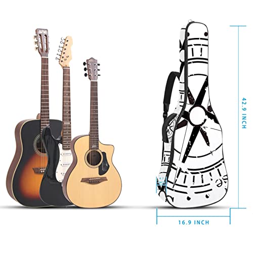 Housse de transport étanche pour guitare avec bandoulière réglable Motif dragon, Multicolore 10., 42.9×16.9×4.7 in… - Les Beatles, Paul McCartney, John Lennon, RIngo Starr, George Harrison Housse de transport étanche pour guitare avec bandoulière réglable Motif dragon, Multicolore 10., 42.9x16.9x4.7 in… – Image 6