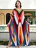 IMAGEKOPE Women's Plus Size Loose Fit Moroccan Pri... #2
