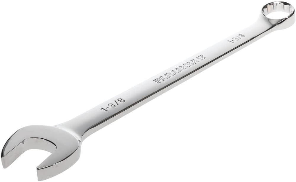 Paramount Reversible Ratcheting Combination Wrench: 1-1/8" Open & Box Ends