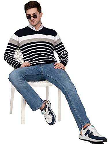 Image of GODFREY V Neck Full Sleeve Sweater for Man Winter Pullover