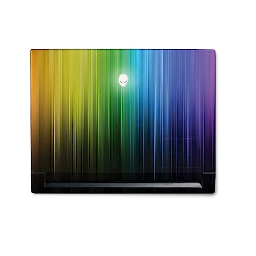 Image of MightySkins Skin Compatible with Alienware M18 R1 (2023) Full Wrap Kit - Rainbow Streaks | Protective, Durable, and Unique Vinyl Decal wrap Cover | Easy to Apply & Change Styles | Made in The USA