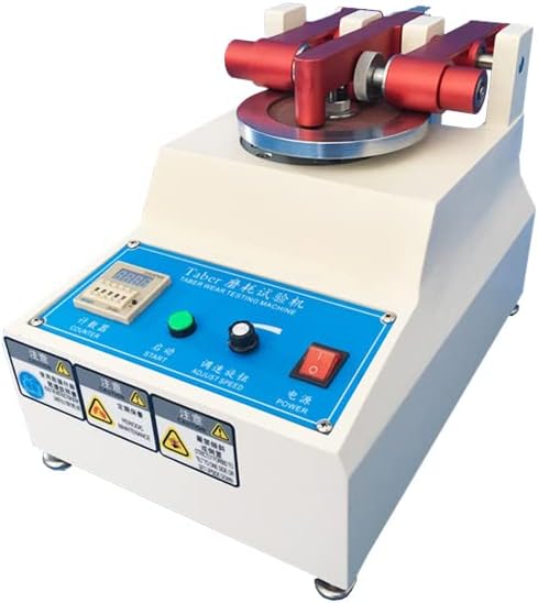 CGOLDENWALL GYX-5135 - Probador de abrasiĂłn de pelĂcula de pintura abrasador con rueda abrasiva y disco de Truing