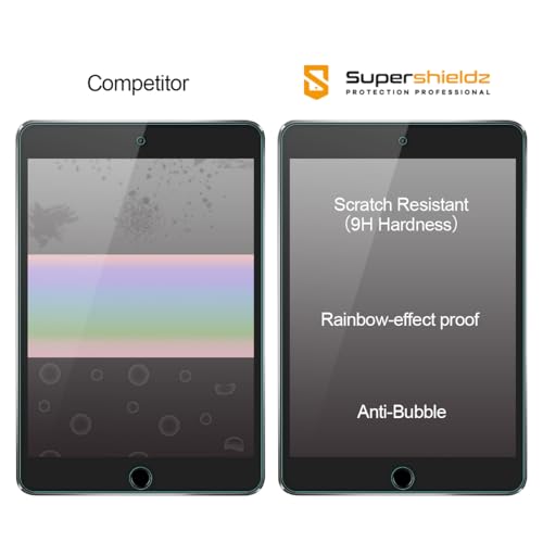 Image of [2-Pack] Supershieldz For Apple iPad Mini 3 / iPad Mini 2 & iPad Mini Tempered Glass Screen Protector, Anti-Scratch, Anti-Fingerprint, Bubble Free, Lifetime Replacement Warranty