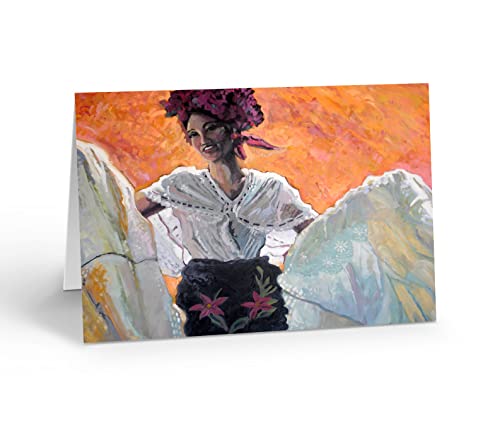 Image of Stonehouse Collection | 10 Mexican Dancer Note Cards | Southwest /Mexico | USA Made | Set of 10 Mexico Thank You, Blank Note Card (The Dancer)
