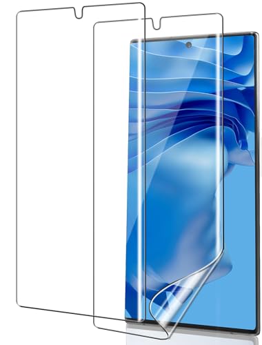 ICESPRING Protector de pantalla para Samsung Galaxy Note 10 Plus, 2 unidades, TPU suave, resistente a los arañazos, protector de pantalla para Samsung Note 10 Plus, cristal protector para Galaxy Note
