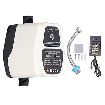Water Pressure Booster Pump Household Quiet Automatic Shower Boost Pump 100W 24V 25L