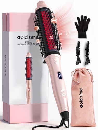 Infrared Thermal Brush, 2026 Upgrated Negative Ion Thermal Round Brush for Women Girls Hai - image 1