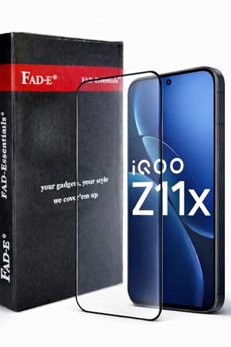Image of FAD-E Tempered Glass Screen Protector Guard Compatible for iQOO Z11x 5G / Z11X 5G