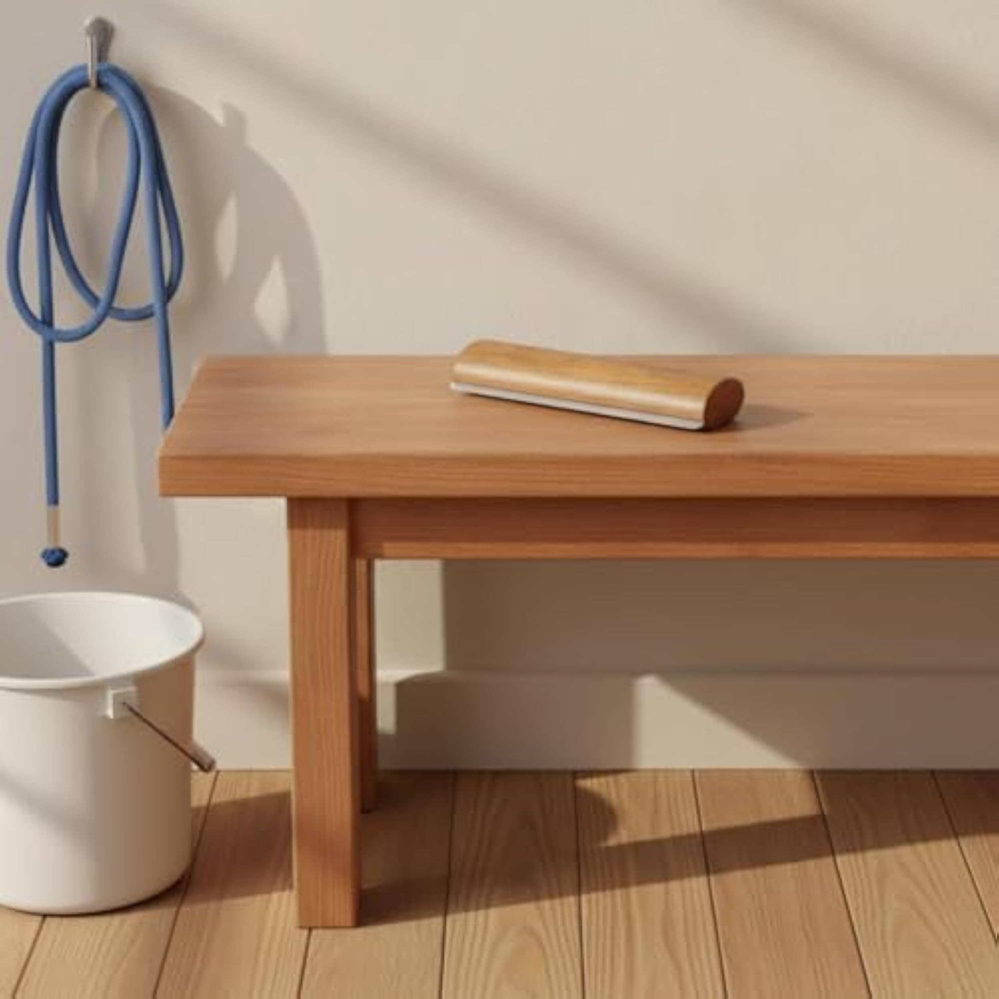Sturdy Wood Handle Horse Sweat Scraper
