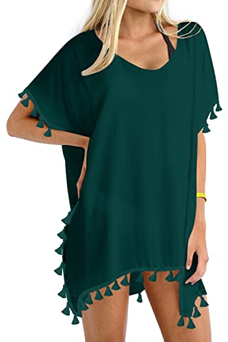 Image of Yincro Women's Chiffon Swimsuit Beach Bathing Suit Cover Ups for Swimwear