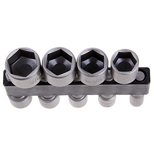 image for Noblik 9pcs/set 5mm-13mm 1/4inch DIY Hex Shank Socket Sleeve Nozzles N