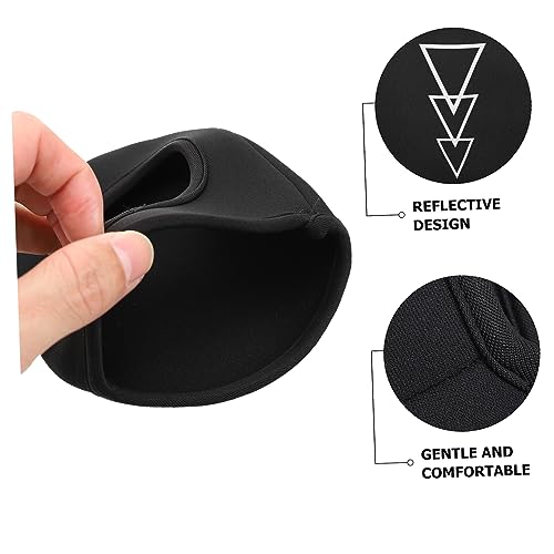 Cubiertas para calzado de ciclismo, impermeables y resistentes al viento, para uso en bicicleta y senderismo, color negro miniatura 5