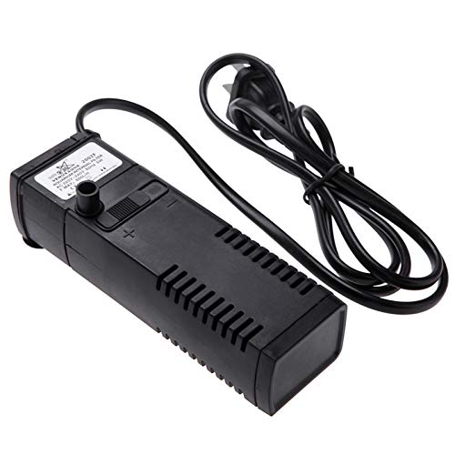 cjcaijun Contrôle de la température 3 / 5W 3 en 1 Filtre Portable Aquarium Interne Multi-Fonctionnelle Pompe à Eau d'aquarium Filtre for Aquarium Accessoires Lampe de Chaleur Reptile (Size : 3W)