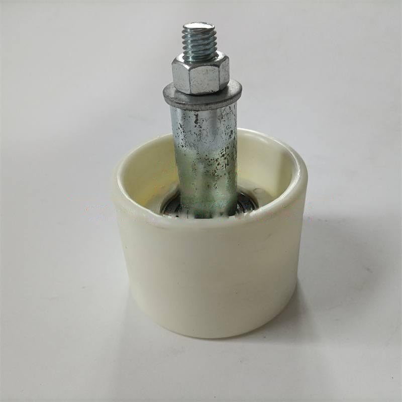 10PCS Escalator Handrail Roller with Shaft M12 OD80mm W60mm Bearing 6204 80x60x6204