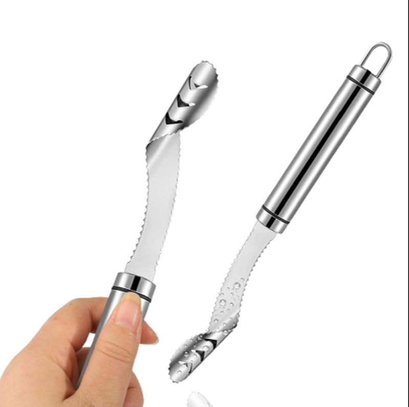 LAX LANE1pc Stainless Steel Jalapeno & Pepper Corer - Sharp Seed Remover, Dishwasher Safe Kitchen Gadget for BBQs & RVs