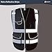 JKSafety 9 Multi-Functional Pockets Zipper Front Safety Vest With Reflective Strips Meet ANSI/ISEA Standards (150-Black, Large)