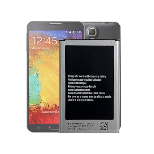 MUKUZI Batería compatible con Galaxy Note 3 Neo SM N7505, Galaxy Note 3 Mini (repuesto para EB BN750BBC EB BN750BBE)