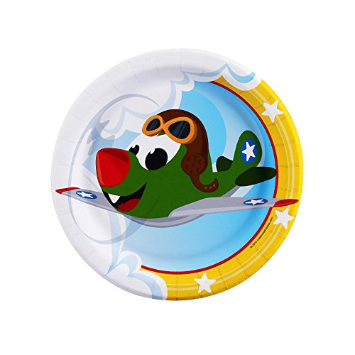 BirthdayExpress Airplane Adventure Party Dessert Plates (8)