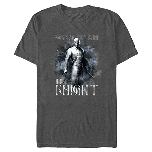 T-shirt Moon Knight Marvel en maille chinée et imprimé graphique premium