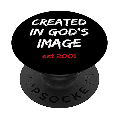 Cumpleaños de 21 años: Nacido en 2001 21 Cumpleaños PopSockets PopGrip Intercambiable
