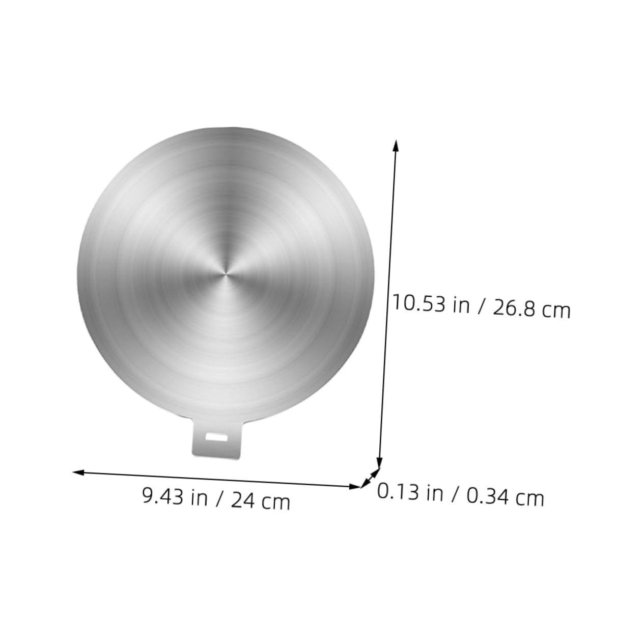 Cabilock Difusor de Calor de Cocina Manija Desmontable Adaptador de Gas Inducción Utensilio Prolongar Vida Útil de Sartenes