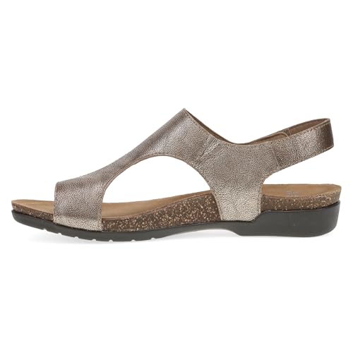 Image of Dansko Reece Sandal for Women - Memory Foam and Cork Footbed for Comfort and Arch Support - Lightweight Rubber Outsole for Long-Lasting Wear with Hook & Loop Strap