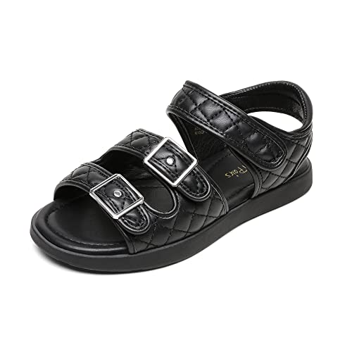 Image of DREAM PAIRS Girls Sandals Open Toe Summer Shoes with Adjustable Strap Buckle Toddler /Little Kid