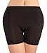 SodaCoda Boyshort Culotte Rembourrée galbante, remonte hanches et fesses avec control pour procurer maintien ferme, Taille basse/moyenne - 4 Coussinets Amovibles ,Noir,XL (40-42)