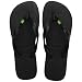 Havaianas Men's Brazil Flip Flop Sandals, Black, 8 M US