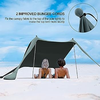7'x7.5' Pop Up Family Beach Tent Lycra 