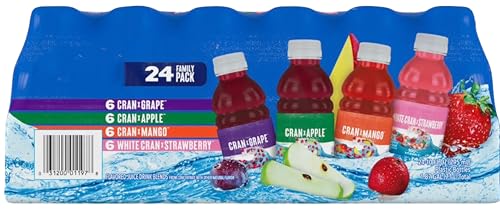 Ocean Sprays Cranberry Juice, 10 Fluid Ounce Bottles, 24 Count