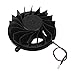Socobeta Ventilateur de Refroidissement Interne de Remplacement 17 Lames Refroidisseur de Ventilateur de Refroidissement Interne de Remplacement pour PS3 Slim