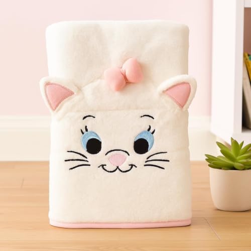 Image of DIVYAM Microfiber Cotton Kids Bath Towels Ultra Soft & Quick Dry Towels for Kids, Toddlers & Newborns Baby 425 GSM Lightweight & Absorbent with Cute Design - Peach White - Set of 1