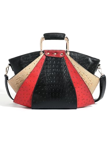 Image of Bag Woman Large Capacity Leather Purse Fashion Designer Metal Top Handle Handbags Women Crossbody Large Bags for Women Tote