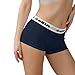 GOVIA Damen Boxershorts Unterwäsche Hipster aus Baumwolle 6er Pack 3921 Marineblau Schwarz Hellgrau XL