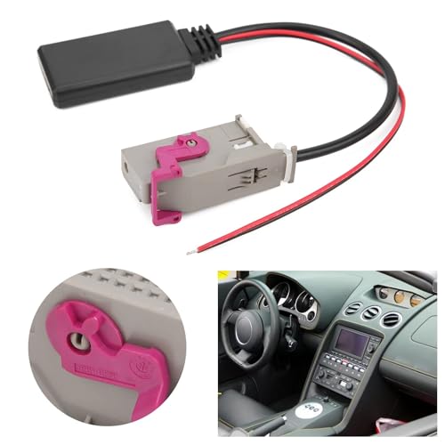 Ejoyous Câble AUX Bluetooth, Module Bluetooth de Voiture Câble AUX in Adaptateur Audio sans Fil de Remplacement pour TT RNS-E 32 Broches – vue 8